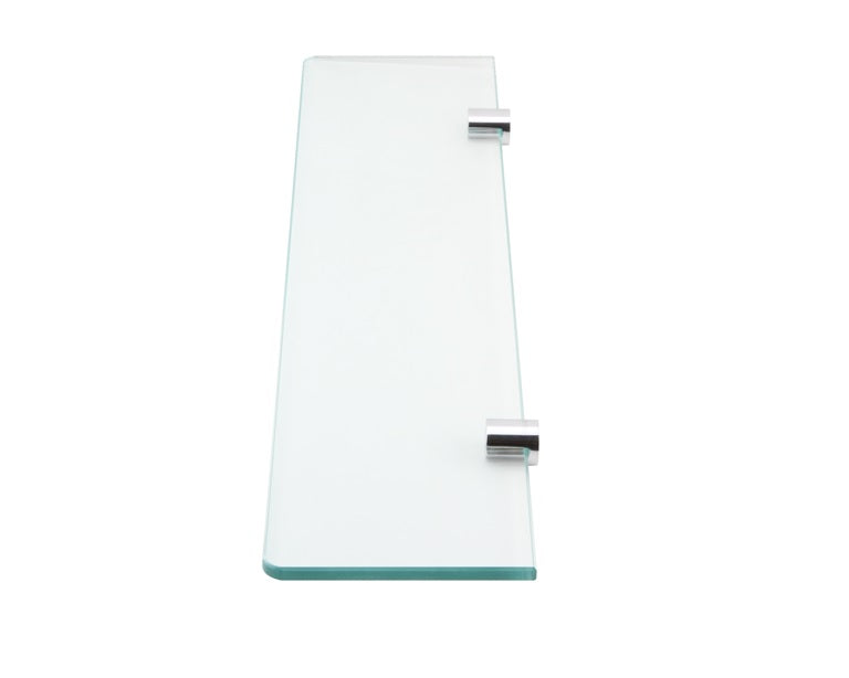 ชั้นวางของแบบกระจก รุ่น  RENOIR / GLASS SHELF CHR.POL. 500X125X22MM