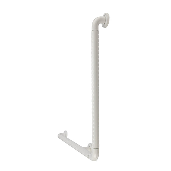 HAFELE ราวจับกันลื่นและพยุงตัว รูปตัวแอล 700x700 มม. /L- Grab bar 700x700 mm. nylon wh