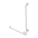 HAFELE ราวจับกันลื่นและพยุงตัวเข้ามุม 800x800 มม. /L-Corner bar 800x800 mm. nylon wh