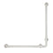 HAFELE ราวจับกันลื่นและพยุงตัวเข้ามุม 800x800 มม. /L-Corner bar 800x800 mm. nylon wh