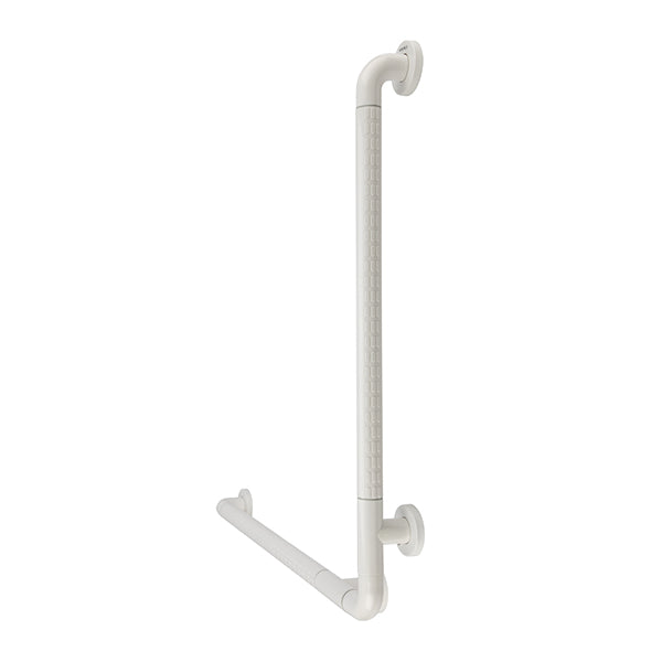 HAFELE ราวจับกันลื่นและพยุงตัวเข้ามุม 800x800 มม. /L-Corner bar 800x800 mm. nylon wh
