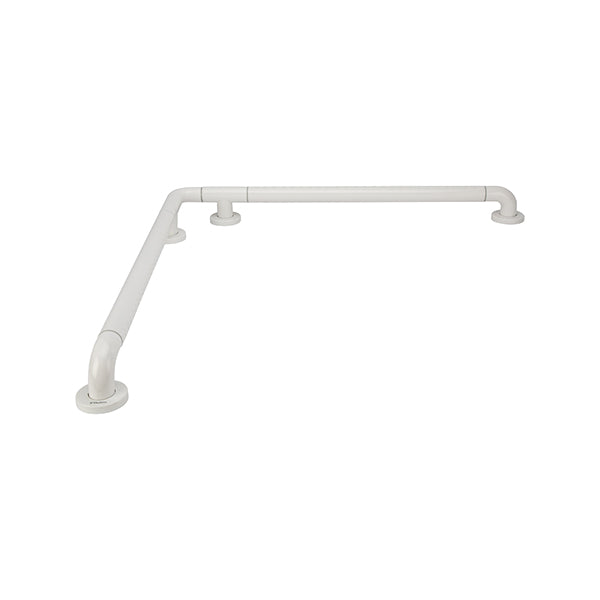 HAFELE ราวจับกันลื่นและพยุงตัวเข้ามุม 800x800 มม. /L-Corner bar 800x800 mm. nylon wh