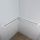 HAFELE ราวจับกันลื่นและพยุงตัวเข้ามุม 800x800 มม. /L-Corner bar 800x800 mm. nylon wh