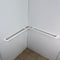 HAFELE ราวจับกันลื่นและพยุงตัวเข้ามุม 800x800 มม. /L-Corner bar 800x800 mm. nylon wh